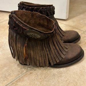 Freebird fringe booties